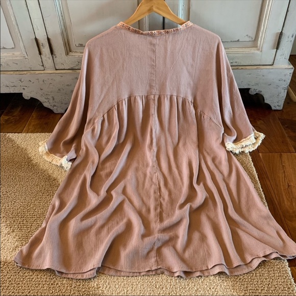 Boho fringe tassel summer dress - Picture 4 of 4